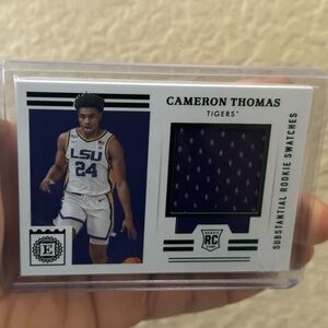 Panini LSU Tigers Trading Card with Purple Swatch